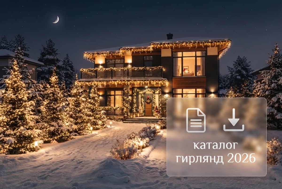 Подготовили новый каталог с гирляндами и оформлением  — новость Зонд-Реклама, Томск